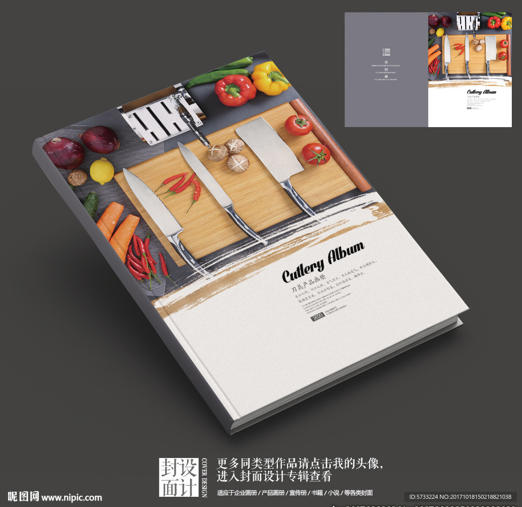双丽人刀具产品宣传画册封面