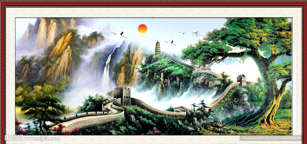 巨幅长城