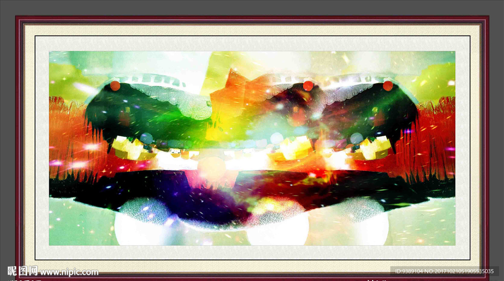 抽象油画