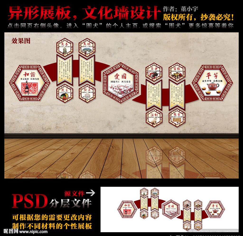 异形展板