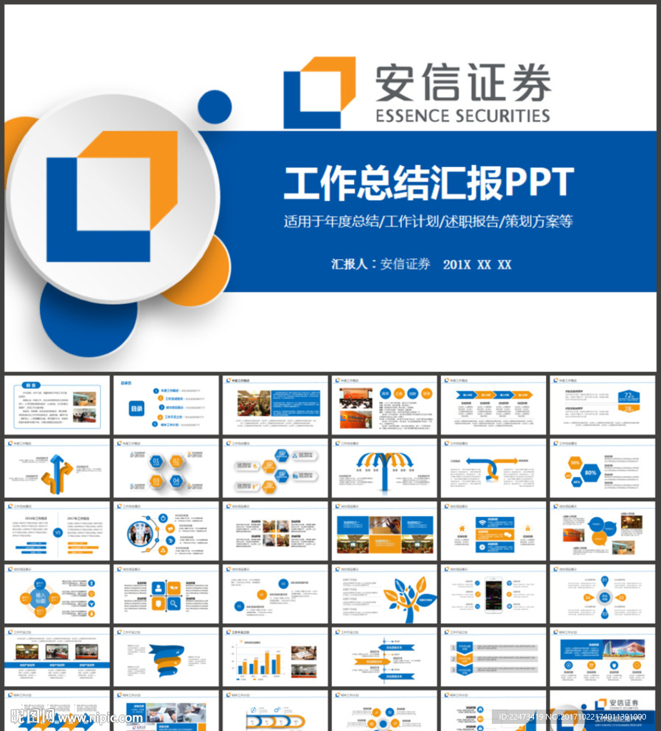 安信证券总结汇报PPT