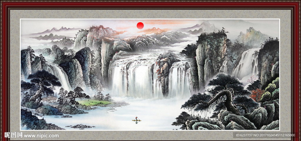 山水国画