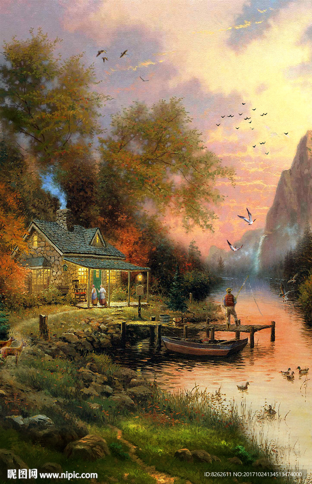 油画风景