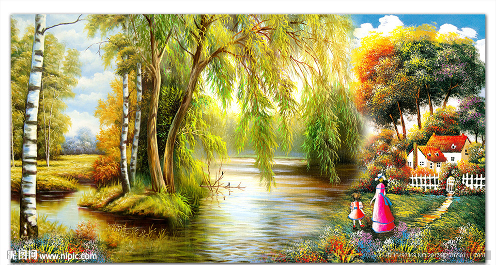 油画风景
