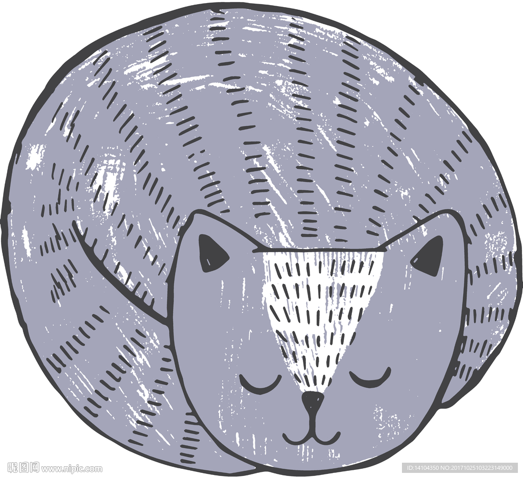 卡通可爱猫咪彩印地毯