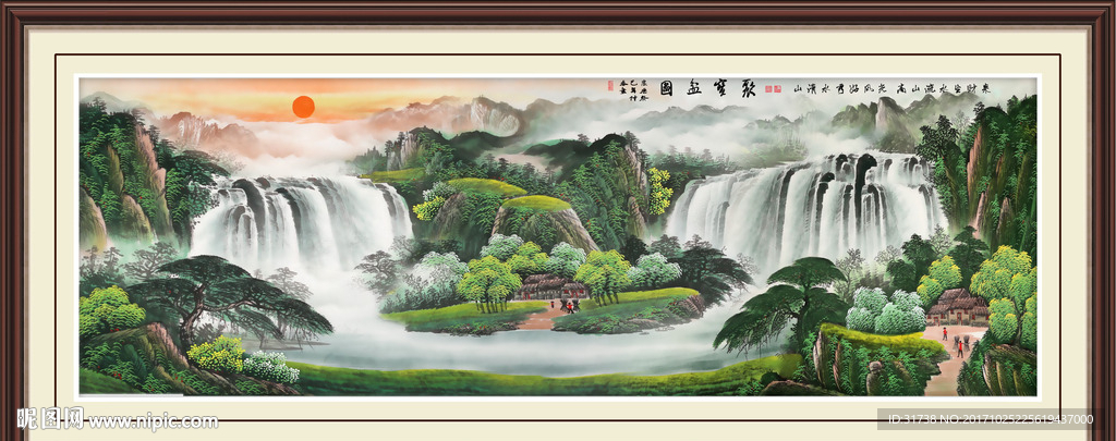 客厅山水画