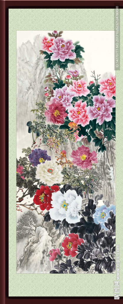国画牡丹