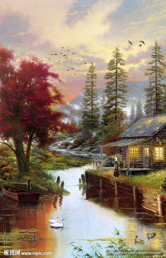 油画风景