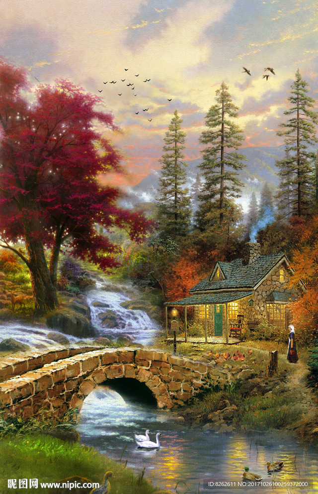 油画风景