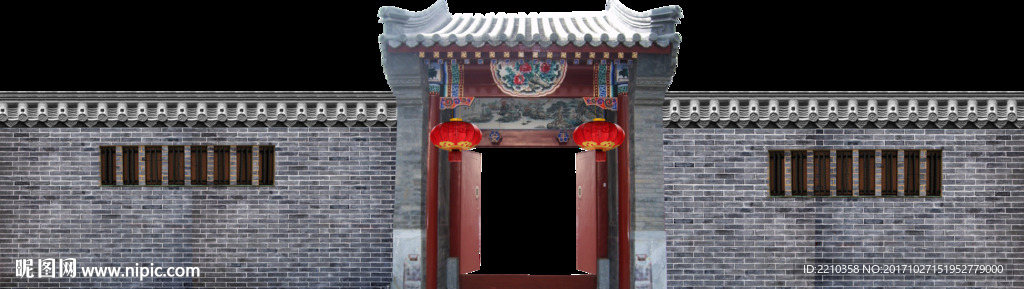 北京门口带围墙