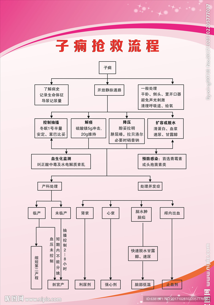 子痫抢救流程