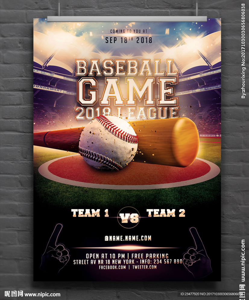 棒球海报