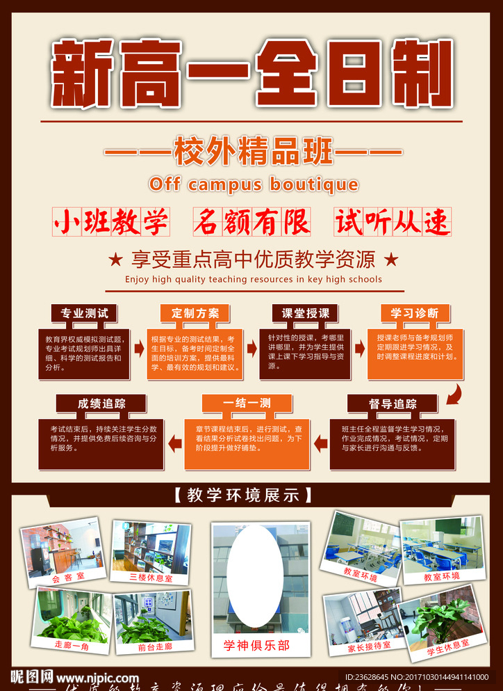高中培训机构宣传单活动单页DM