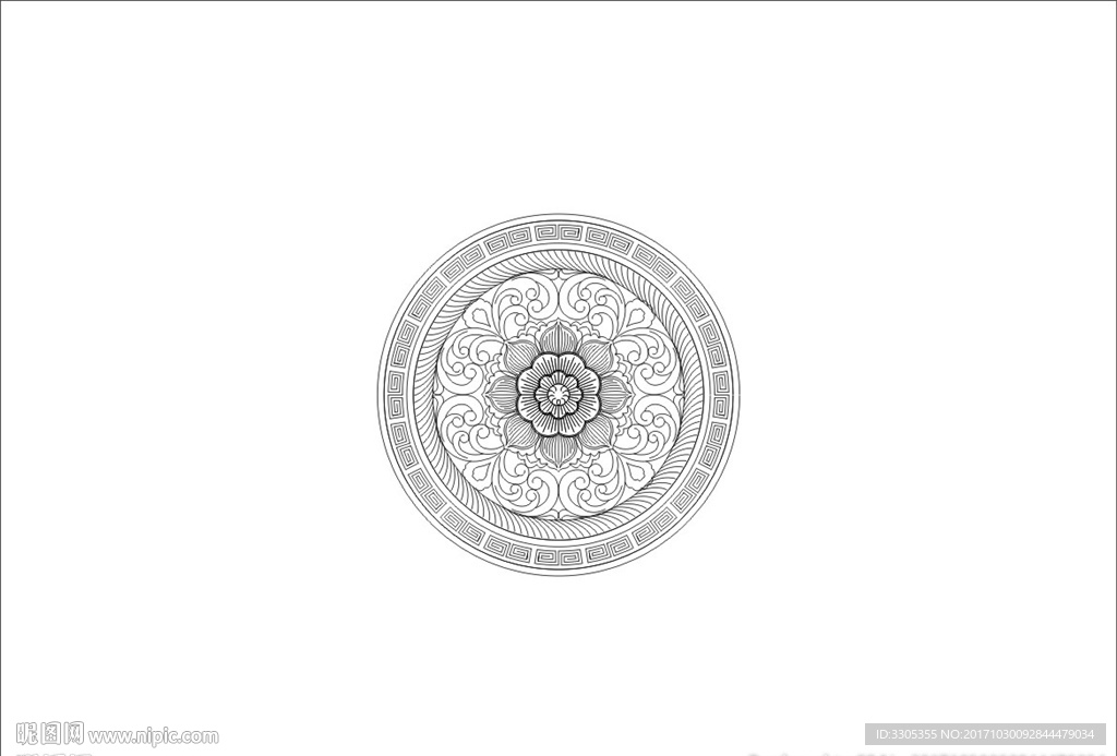 花纹雕刻