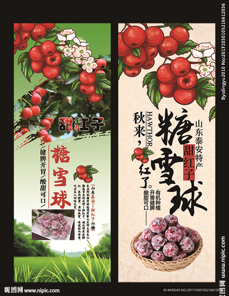 糖雪球X展架