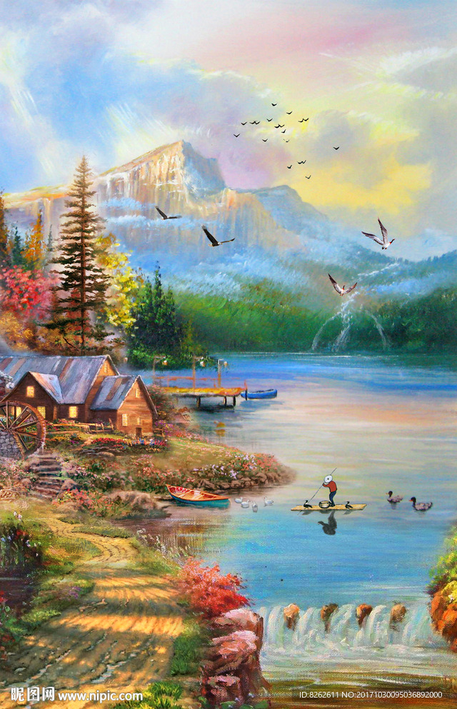 油画风景