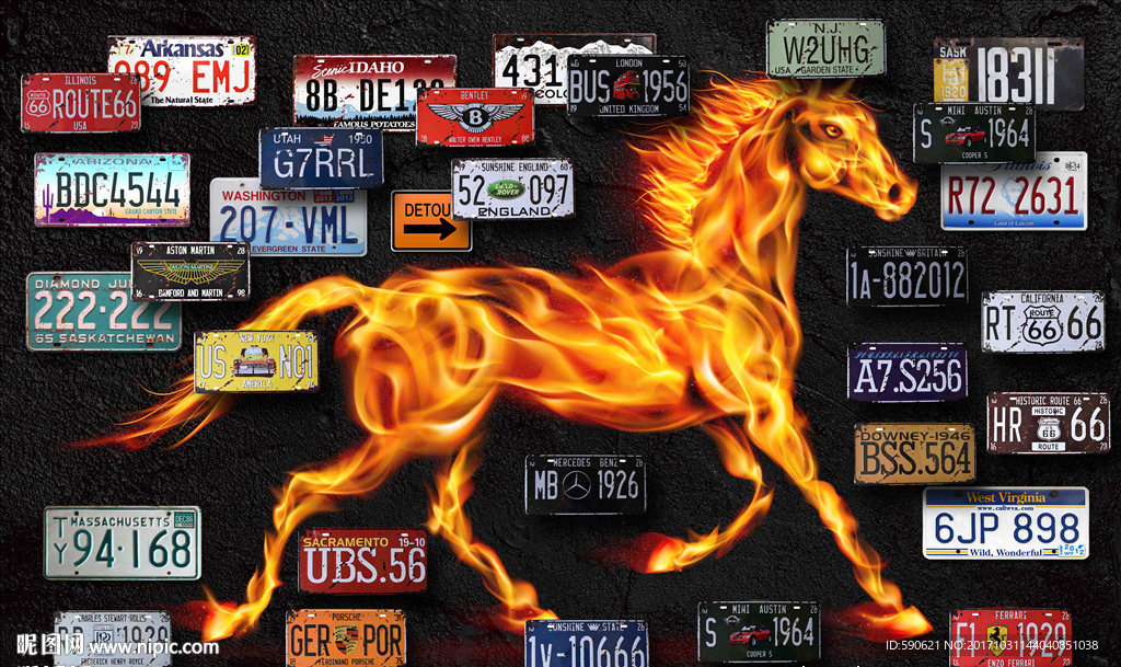 酒吧工装背景墙