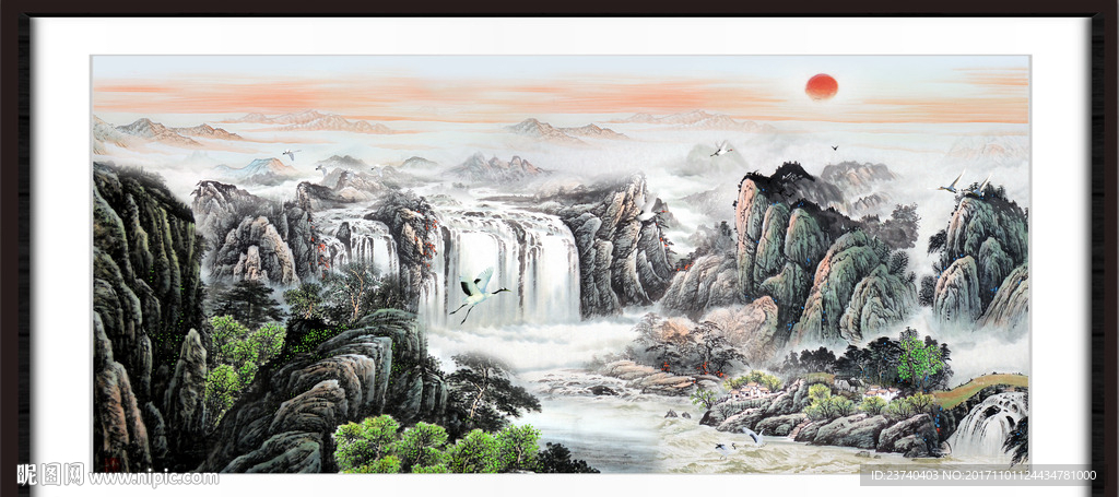国画山水