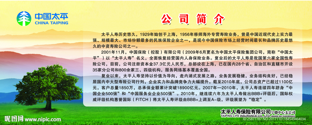 中国太平公司简介