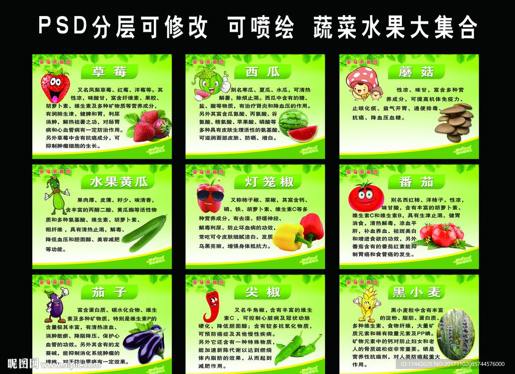 水果蔬菜介绍