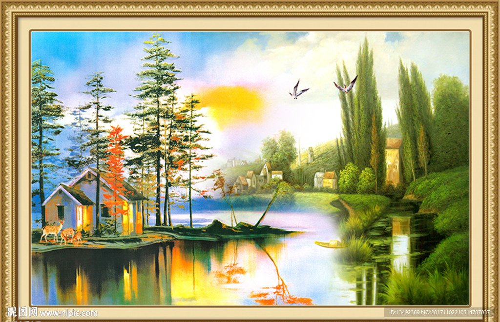 油画风景