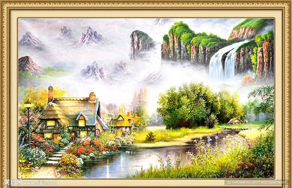 风景 油画