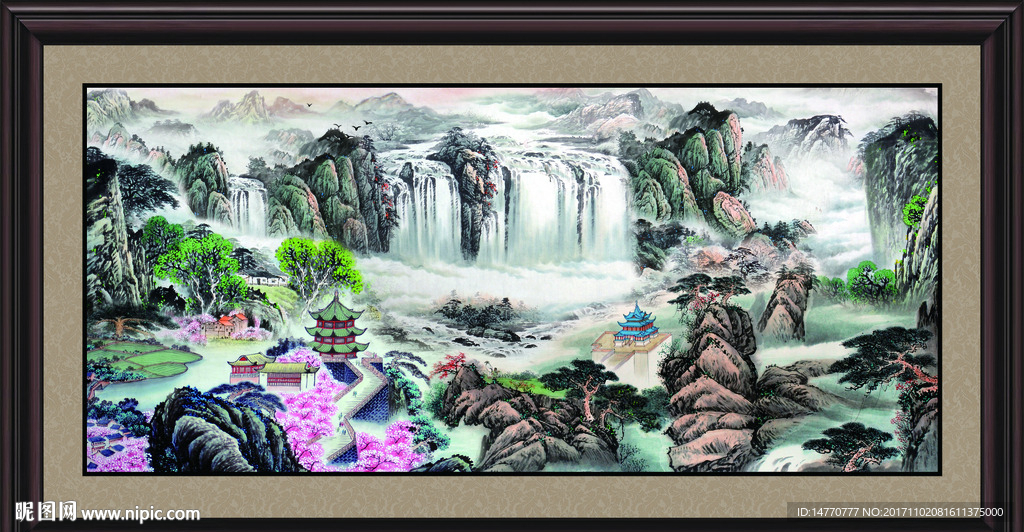 山水国画