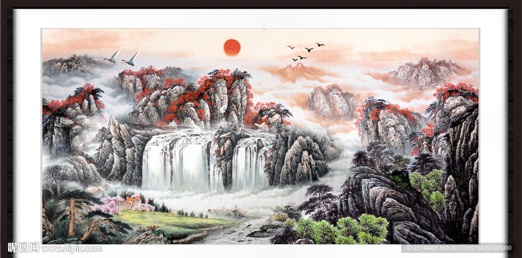 山水国画