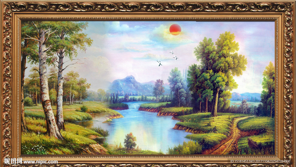 油画风景
