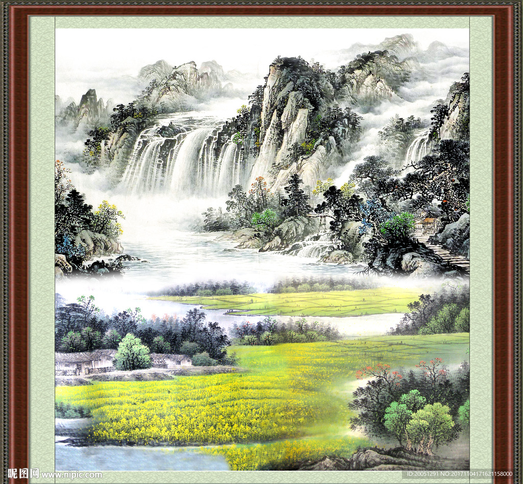 山水国画