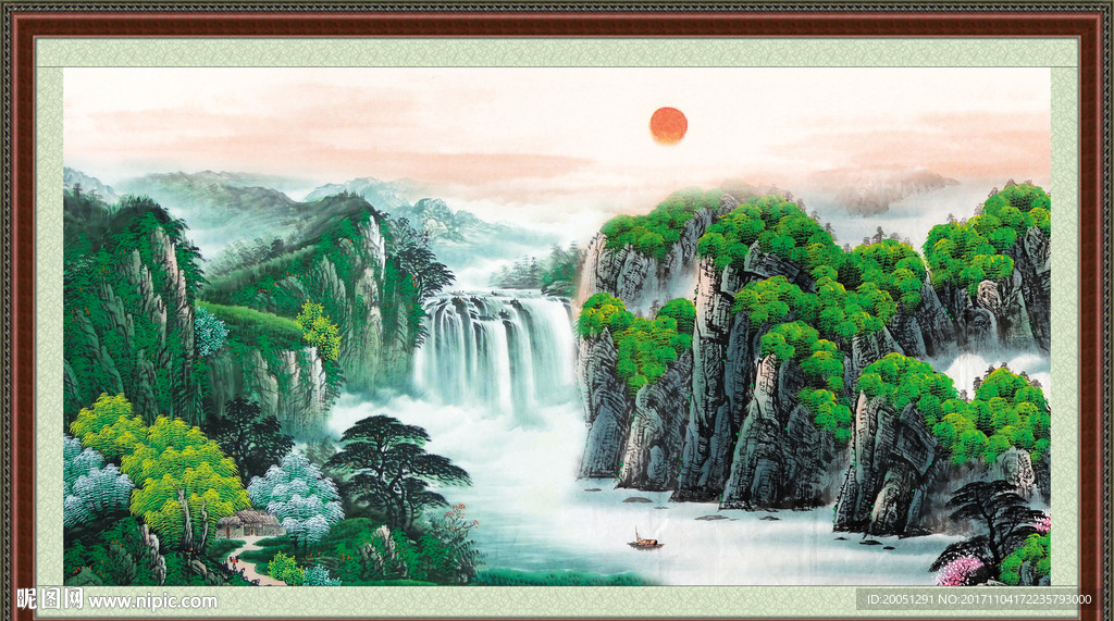 山水国画