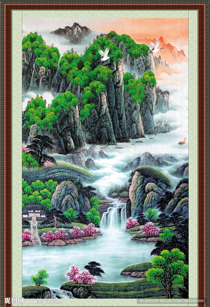 山水国画