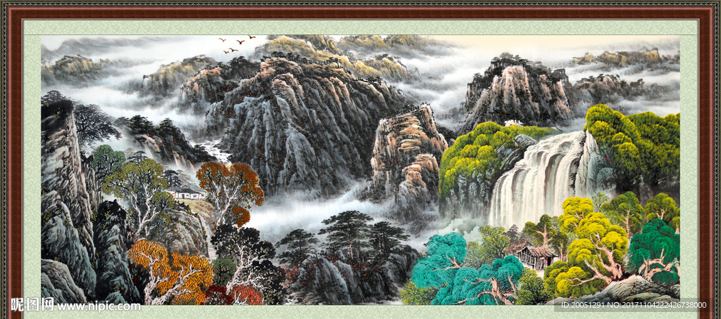 山水国画