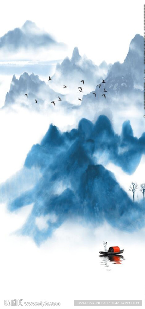 新中式山水画