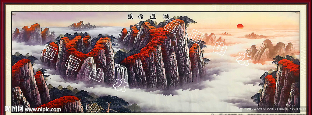 国画   山水画  水墨画