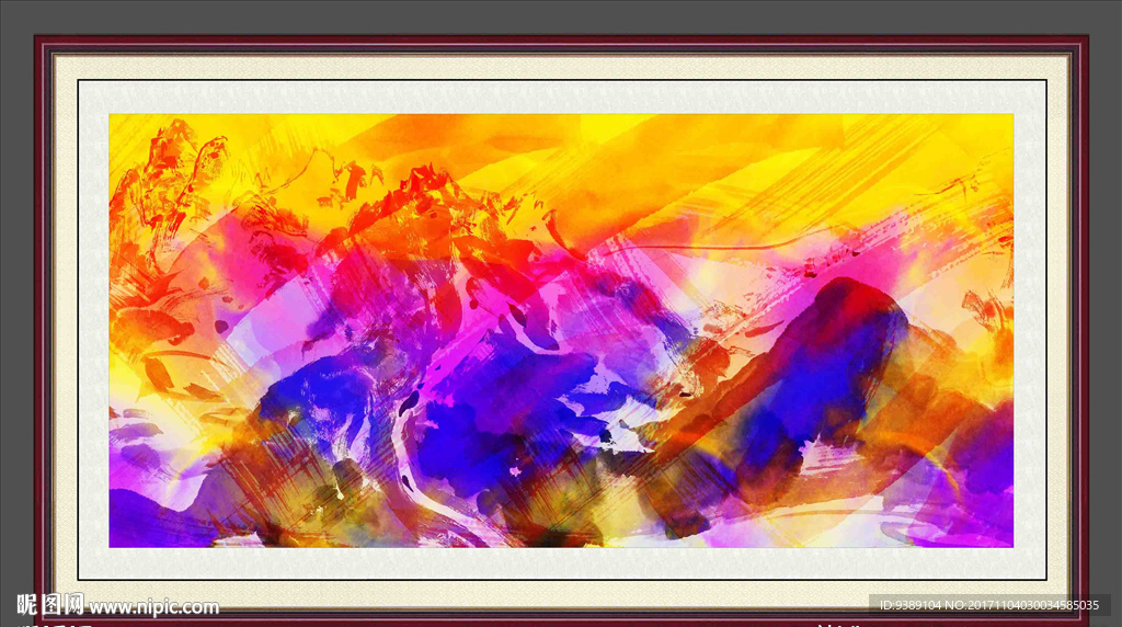 抽象油画