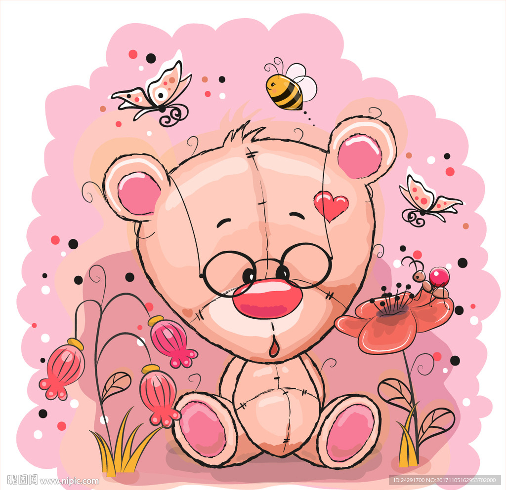 插画 可爱插画 手绘素材 卡