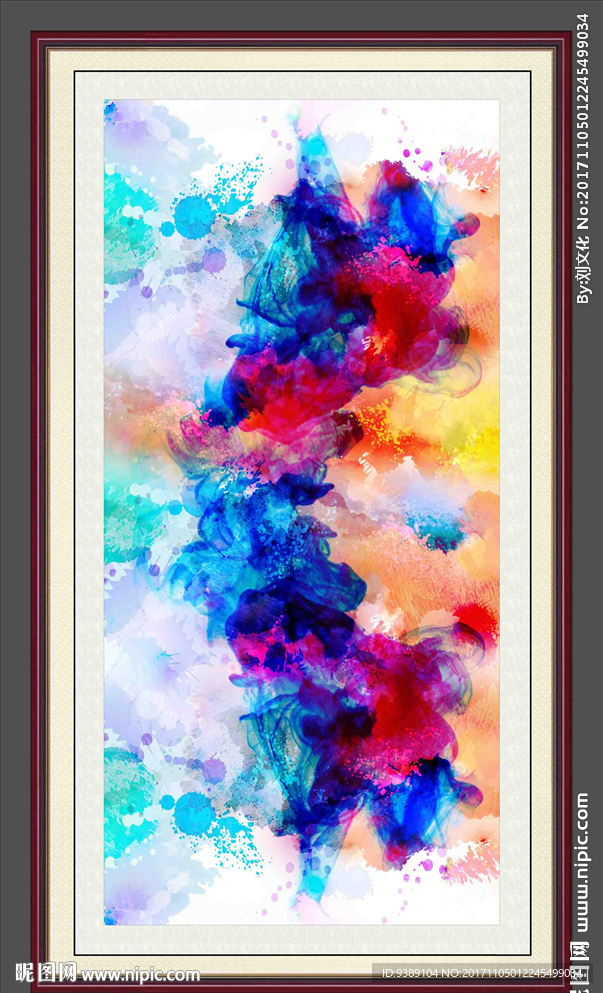 抽象油画