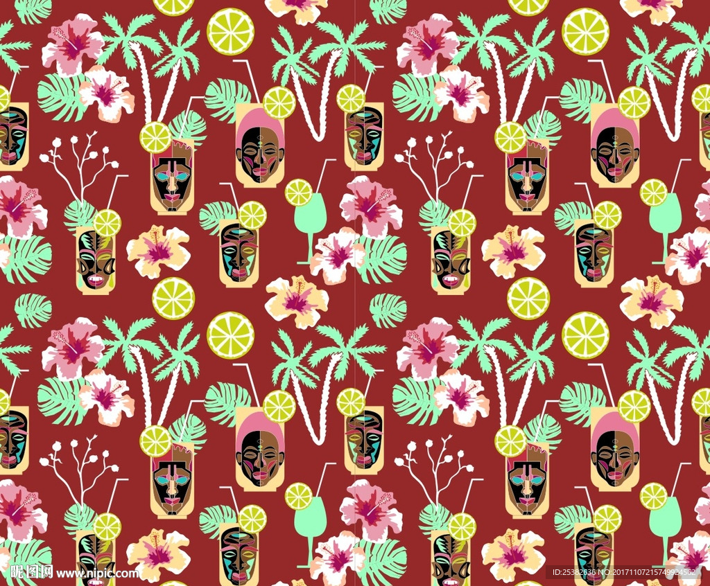 水果植物 花卉美食 花卉图案