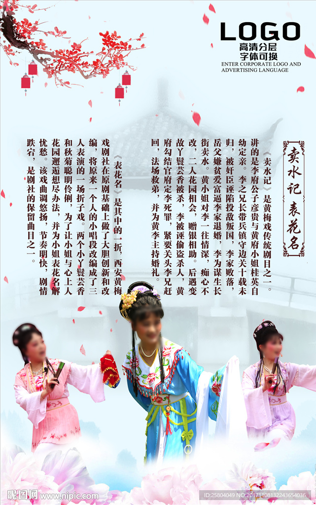 人物介绍海报