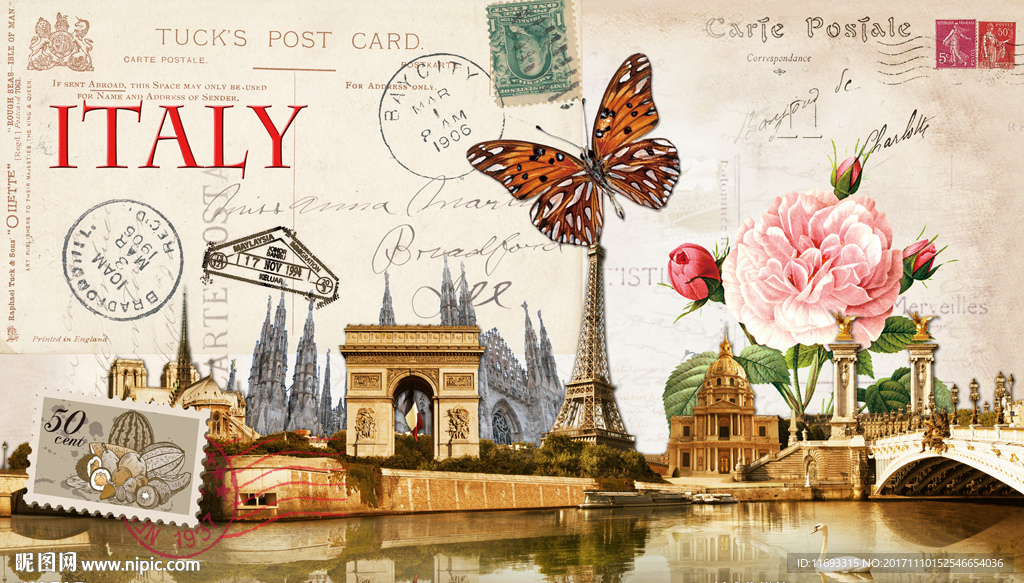 欧美风格装饰画