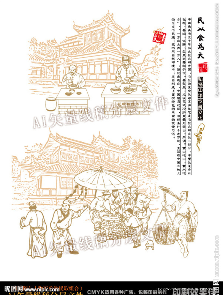 中国饮食古人封面