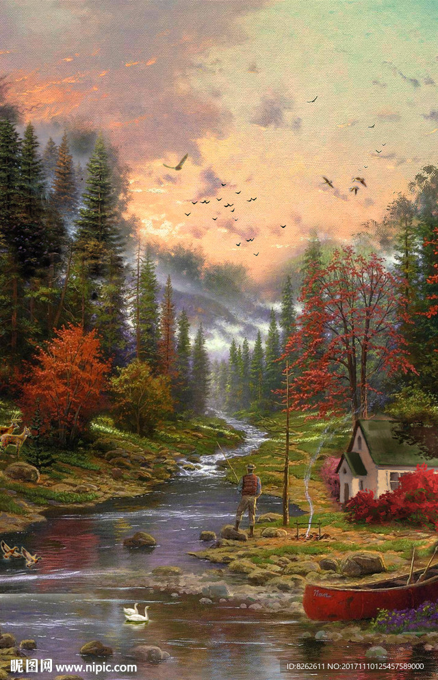 油画风景