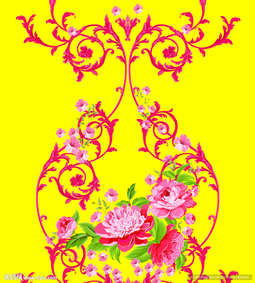 欧式花纹