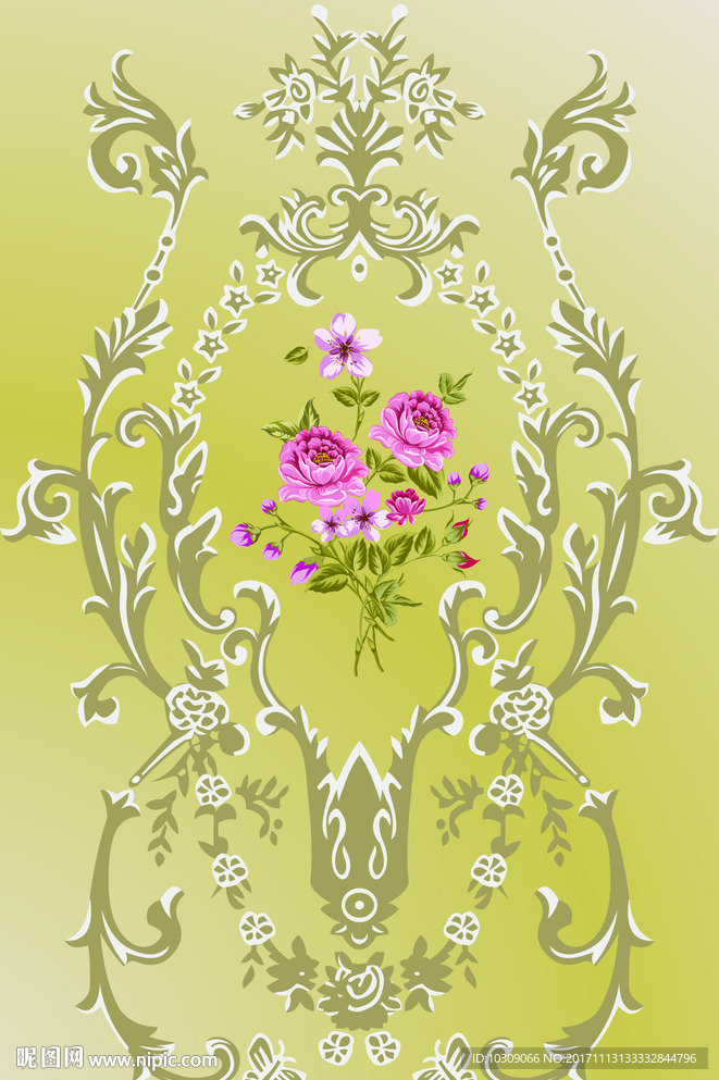 欧式花纹
