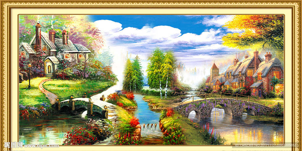 油画 风景