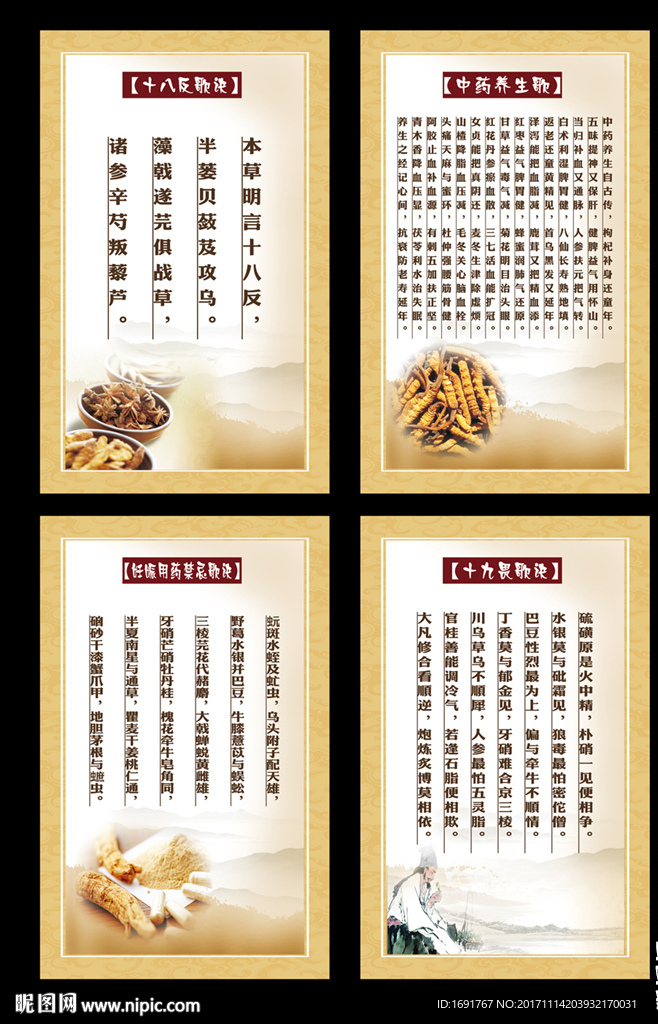 中药宣传展板