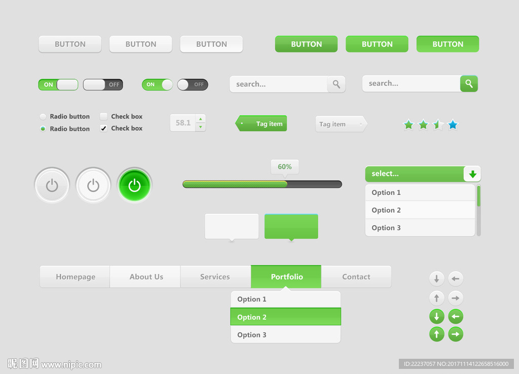 按钮标识ui界面