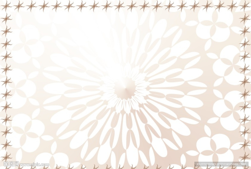 浅啡淡雅 美容证书纹