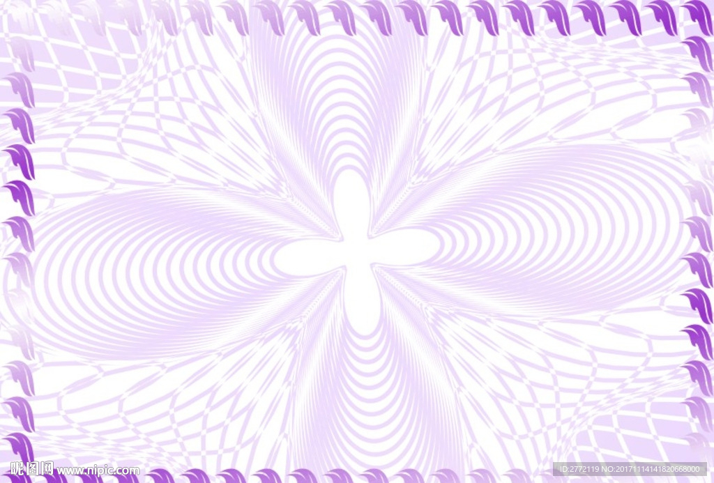 紫圈圈 许可证书纹